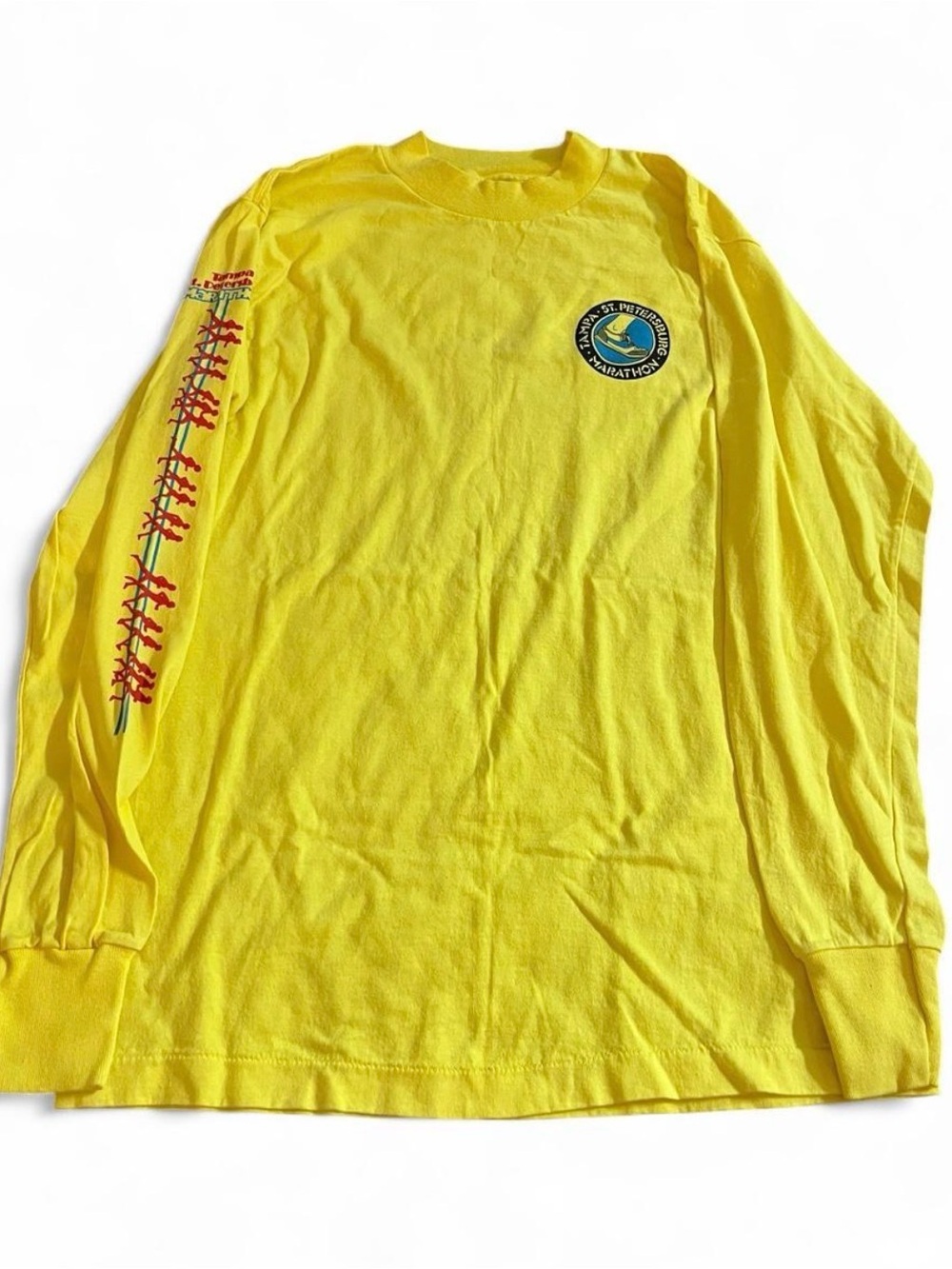 Men’s Vintage 80s Anvil Tampa St. Petersburg Running Marathon Graphic Size M